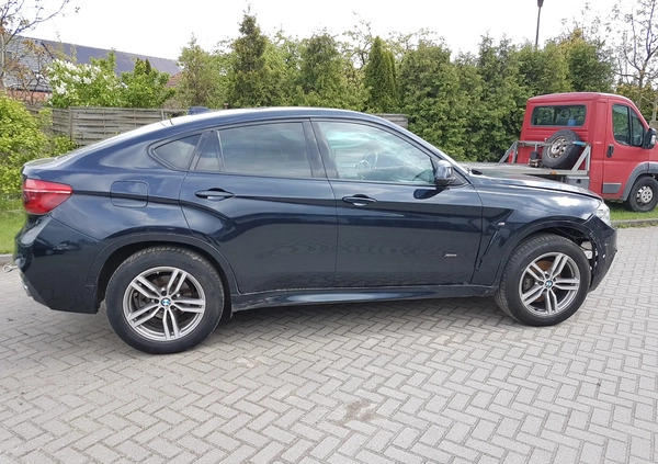 BMW X6 cena 92500 przebieg: 84900, rok produkcji 2018 z Przasnysz małe 596